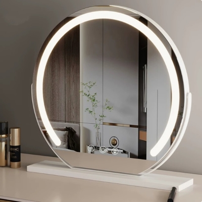 Semi-circle table top mirror / TBM244
