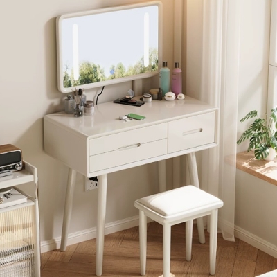 Dressing Table with LED Mirror & Stool / DT053