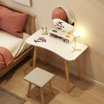 Dressing Table with Mirror & Stool / DT003