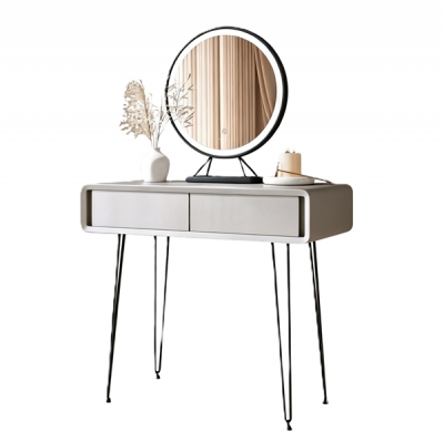 Dressing Table with LED Mirror & Stool / DT057