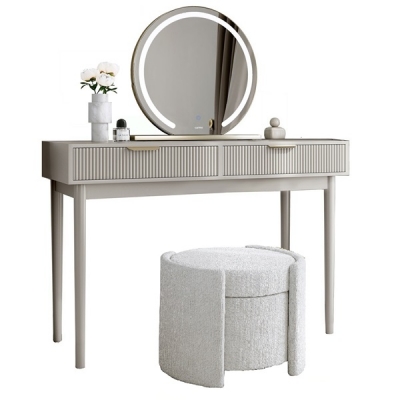 Dressing Table with LED mirror & storage stool / DT062