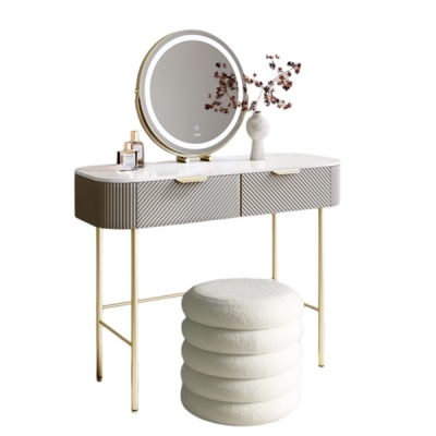 Dressing Table with LED mirror & storage stool / DT064