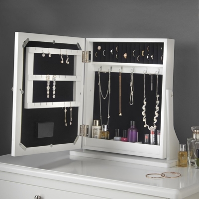 Dressing Table with LED Mirror & Stool / DT030
