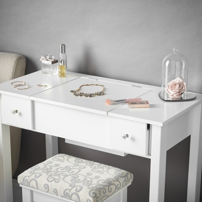Flip Top LED Mirror Dressing Table / DT005