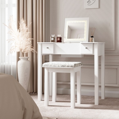 Flip Top LED Mirror Dressing Table / DT005