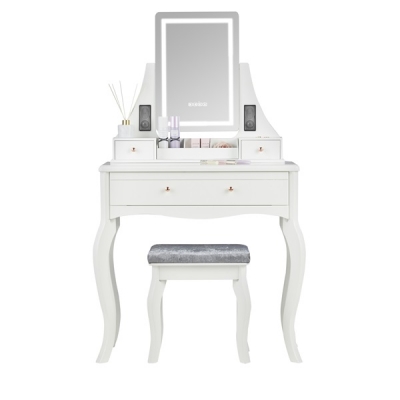 Dressing Table with LED mirror & stool / DT032