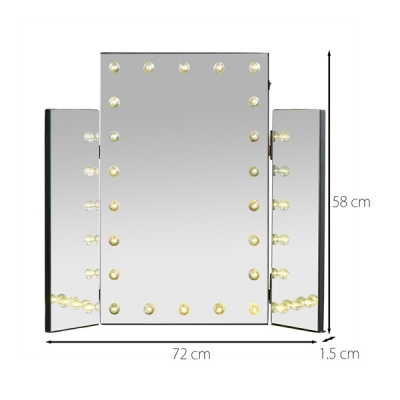 table top Trio-Fold mirror /LEM002