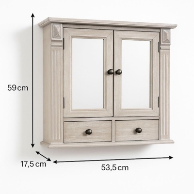 Wall Cabinet with Drawers / WC303